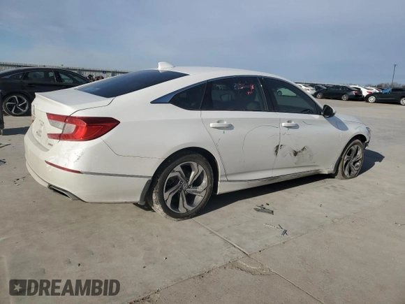 2020 Honda Accord EX-L with VIN 1HGCV2F56LA009928, listed as a Copart auction lot 87656485 with 114,994 mi miles and Salvage title. Bid and sale history available at DreamBid. Image 3.