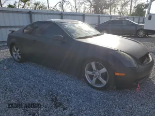 2004 Infiniti G35 Coupe w/Leather with VIN JNKCV54E34M823259, listed as a Copart auction lot 45776355 with 133,532 mi miles and Salvage Title. Bid and sale history available at carsss.com. Image 4.
