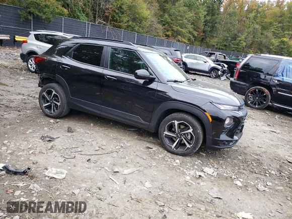 2021 Chevrolet TrailBlazer RS with VIN KL79MTSL7MB057033, listed as a Copart auction lot 72560823 with 53,177 mi miles. Bid and sale history available at carsss.com. Image 4.