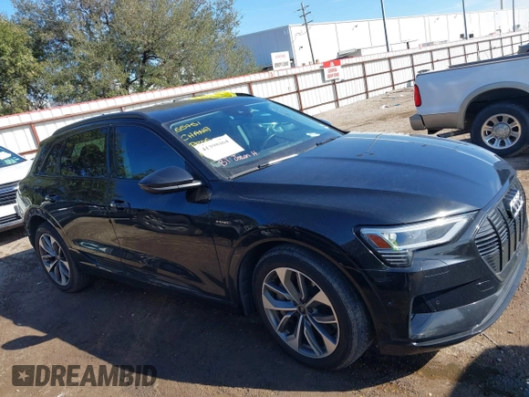 2021 Audi e-tron Premium Plus with VIN WA1LAAGE4MB010570, listed as a IAAI auction lot 41398464 with 67,721 mi miles. Bid and sale history available at carsss.com. Image 14.