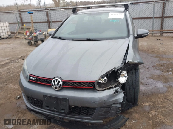 2013 Volkswagen GTI w/Conv & Sunroof z VIN WVWFD7AJ1DW053839, wystawiony jako IAAI lot #41805068 z przebiegiem 90 501 mil mil oraz . Historia ofert i sprzedaży dostępna na DreamBid. Obrazek 12.