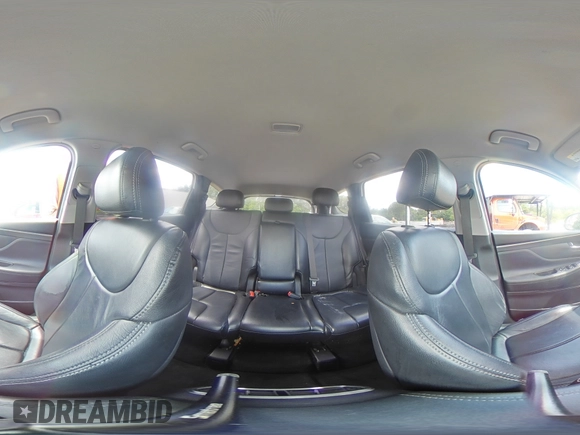 2019 Hyundai Santa Fe SE z VIN 5NMS23AD6KH094877, wystawiony jako Copart lot #58209485 z przebiegiem 77 142 mil mil oraz Szkoda całkowita • Salvage title. Historia ofert i sprzedaży dostępna na DreamBid. Obrazek 16.
