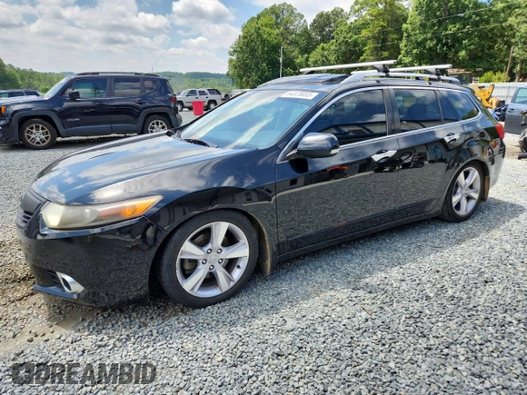 2011 Acura TSX Technology with VIN JH4CW2H62BC002509, listed as a Copart auction lot 64375055 with 188,406 mi miles and Salvage title. Bid and sale history available at DreamBid. Image 1.