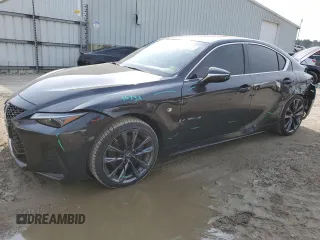 2022 Lexus IS 350 F Sport with VIN JTHGZ1E21N5026894, listed as a Copart auction lot 47077385 with 26,499 mi miles and Salvage title. Bid and sale history available at DreamBid. Image 1.
