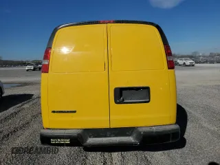 2020 Chevrolet Express Cargo Van with VIN 1GCWGAFP9L1159002, listed as a Copart auction lot 45385625 with 242,844 mi miles and Clean Title. Bid and sale history available at carsss.com. Image 6.