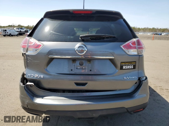 2015 Nissan Rogue S with VIN KNMAT2MVXFP519019, listed as a Copart auction lot 51212755 with 144,751 mi miles and Salvage Title. Bid and sale history available at carsss.com. Image 6.