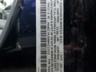 2011 Volkswagen Jetta SE с VIN 3VWBZ7AJ0BM011723, выставлен на аукционе Copart как лот 45170995 с пробегом 130 334 миль миль и Списание • Salvage title. История ставок и продаж доступна на DreamBid. Изображение 13.