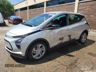 2023 Chevrolet Bolt EV 1LT with VIN 1G1FW6S03P4184323, listed as a Copart auction lot 62849465 with 43,729 mi miles and Salvage title. Bid and sale history available at DreamBid. Image 1.