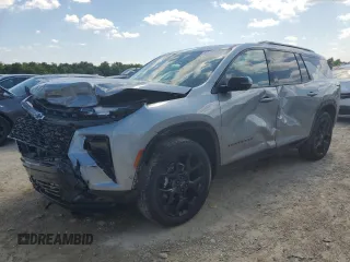 2025 Chevrolet Traverse AWD RS with VIN 1GNEVLRS5SJ265465, listed as a Copart auction lot 62789285 with 1,439 mi miles and Salvage title. Bid and sale history available at DreamBid. Image 1.