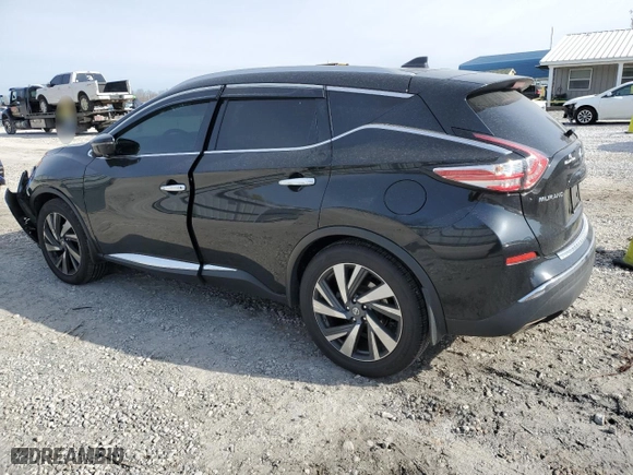 2017 Nissan Murano Platinum with VIN 5N1AZ2MH6HN198650, listed as a Copart auction lot 89311455 with 95,062 mi miles and Salvage Title. Bid and sale history available at carsss.com. Image 2.