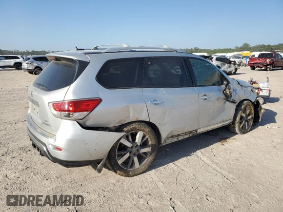 2015 Nissan Pathfinder Platinum z VIN 5N1AR2MM6FC600818, wystawiony jako Copart lot #52195195 z przebiegiem 163 035 mil mil oraz Szkoda całkowita • Salvage title. Historia ofert i sprzedaży dostępna na DreamBid. Obrazek 3.
