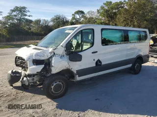 2018 Ford Transit Passenger XL with VIN 1FBZX2ZM2JKB56121, listed as a Copart auction lot 83858524 with 73,929 mi miles and Salvage title. Bid and sale history available at DreamBid. Image 1.