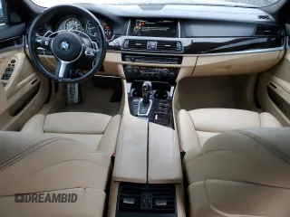 2015 BMW 5 Series 550i with VIN WBAKN9C50FD682415, listed as a Copart auction lot 83257714 with 129,605 mi miles and Clean title. Bid and sale history available at DreamBid. Image 8.