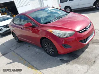 2012 Hyundai Elantra GLS with VIN KMHDH4AE8CU466814, listed as a IAAI auction lot 41933252 with 134,640 mi miles. Bid and sale history available at carsss.com. Image 1.