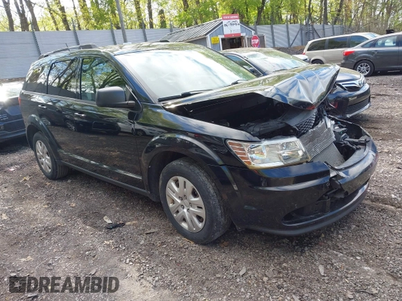 2017 Dodge Journey SE z VIN 3C4PDCAB6HT697631, wystawiony jako IAAI lot #42200146 z przebiegiem 158 511 mil mil oraz . Historia ofert i sprzedaży dostępna na DreamBid. Obrazek 1.
