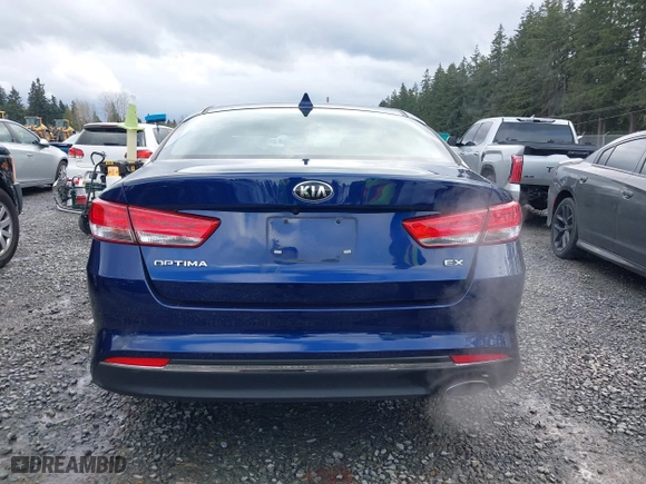 2017 Kia Optima EX with VIN 5XXGU4L39HG162638, listed as a IAAI auction lot 41904299 with 105,864 mi miles. Bid and sale history available at carsss.com. Image 16.
