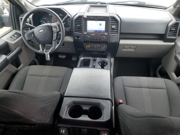 2020 Ford F-150 XL with VIN 1FTEW1CP8LFC51319, listed as a Copart auction lot 71306614 with 56,373 mi miles and Salvage Title. Bid and sale history available at carsss.com. Image 8.