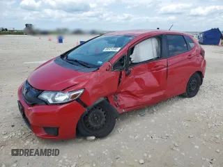 2015 Honda Fit LX z VIN 3HGGK5H55FM775973, wystawiony jako Copart lot #56454685 z przebiegiem 96 167 mil mil oraz Szkoda całkowita • Salvage title. Historia ofert i sprzedaży dostępna na DreamBid. Obrazek 1.