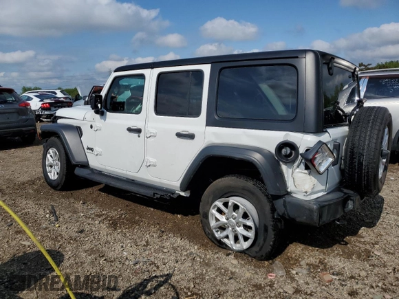 2023 Jeep Wrangler Sport S z VIN 1C4HJXDNXPW617637, wystawiony jako Copart lot #58724555 z przebiegiem 15 811 mil mil oraz Szkoda całkowita • Salvage title. Historia ofert i sprzedaży dostępna na DreamBid. Obrazek 2.