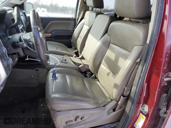 2014 Chevrolet Silverado 1500 LTZ with VIN 1GCVKSEC8EZ312391, listed as a Copart auction lot 45658795 with 158,495 mi miles and Salvage Title. Bid and sale history available at DreamBid. Image 7.