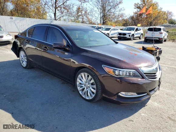 2014 Acura RLX Advance Pkg with VIN JH4KC1F91EC003294, listed as a Copart auction lot 78440374 with 96,114 mi miles and Salvage Title. Bid and sale history available at carsss.com. Image 4.