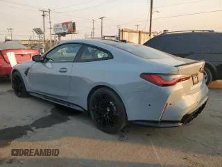 2024 BMW M4 Competition with VIN WBS33AZ09RCP70134, listed as a Copart auction lot 88324235 with 4,444 mi miles and Salvage Title. Bid and sale history available at carsss.com. Image 2.