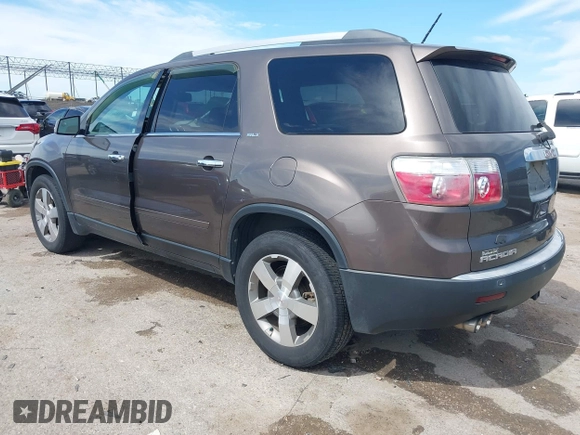 2012 GMC Acadia SLT2 with VIN 1GKKRSED4CJ298058, listed as a IAAI auction lot 42320784 with 191,103 mi miles and . Bid and sale history available at DreamBid. Image 3.