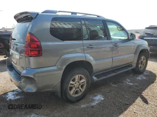 2004 Lexus GX 470 with VIN JTJBT20X640036996, listed as a Copart auction lot 52986205 with 218,217 mi miles and Clean Title. Bid and sale history available at DreamBid. Image 3.