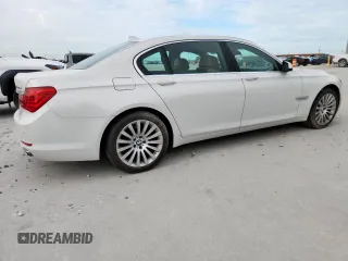 2012 BMW 7 Series 750Li xDrive with VIN WBAKC8C5XCC436134, listed as a Copart auction lot 63144905 with 64,282 mi miles and Salvage title. Bid and sale history available at DreamBid. Image 3.