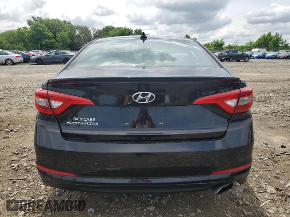2015 Hyundai Sonata SE z VIN 5NPE24AF9FH174865, wystawiony jako Copart lot #60498875 z przebiegiem 51 350 mil mil oraz Czysty tytuł • Clean title. Historia ofert i sprzedaży dostępna na DreamBid. Obrazek 6.