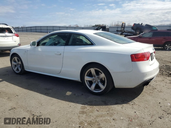 2016 Audi A5 Premium Plus with VIN WAUM2AFR1GA028723, listed as a Copart auction lot 49120165 with 81,460 mi miles and Salvage Title. Bid and sale history available at carsss.com. Image 2.