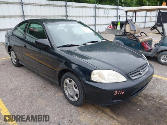 1999 Honda Civic EX z VIN 1HGEJ8241XL068738, wystawiony jako IAAI lot #42568778 z przebiegiem 202 590 mil mil oraz . Historia ofert i sprzedaży dostępna na DreamBid. Obrazek 1.