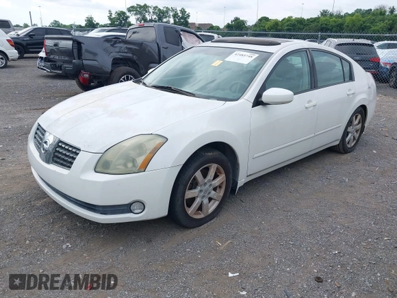 2004 Nissan Maxima SE with VIN 1N4BA41E74C895097, listed as a IAAI auction lot 42485748 with 112,443 mi miles and . Bid and sale history available at DreamBid. Image 2.