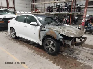 2016 Kia Optima SX Turbo with VIN 5XXGW4L24GG002425, listed as a IAAI auction lot 42301180 with Not provided miles and . Bid and sale history available at DreamBid. Image 1.