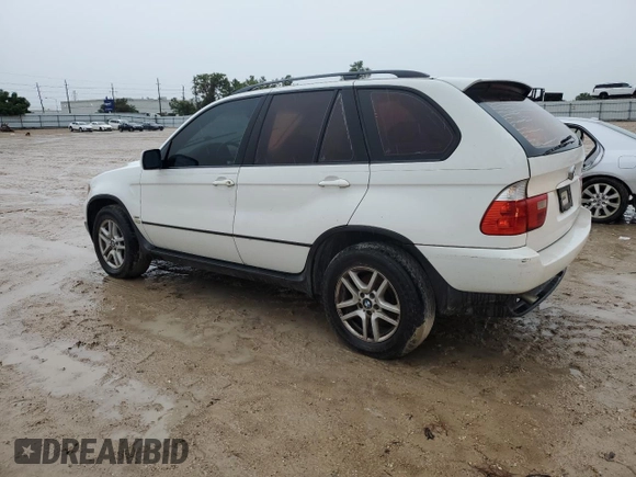 2006 BMW X5 3.0i with VIN 5UXFA13596LY47528, listed as a Copart auction lot 63706584 with 127,405 mi miles and Salvage Title. Bid and sale history available at carsss.com. Image 2.