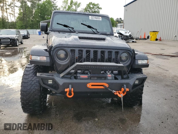 2021 Jeep Gladiator Mojave z VIN 1C6JJTEG4ML545252, wystawiony jako Copart lot #53749455 z przebiegiem 59 830 mil mil oraz Szkoda całkowita • Salvage title. Historia ofert i sprzedaży dostępna na DreamBid. Obrazek 5.