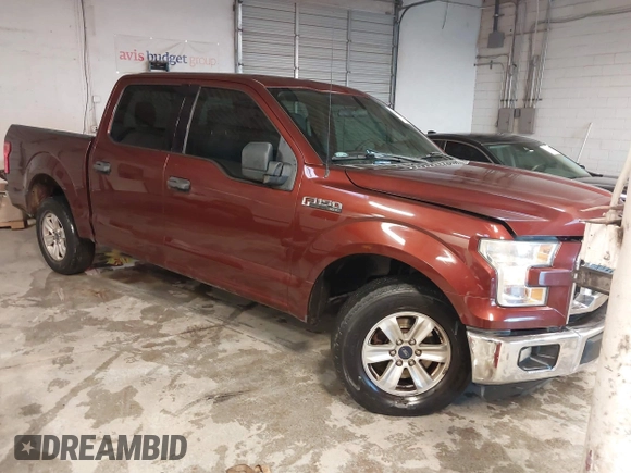 2015 Ford F-150 XLT with VIN 1FTEW1C84FKD05672, listed as a IAAI auction lot 41366154 with 119,504 mi miles and . Bid and sale history available at carsss.com. Image 1.