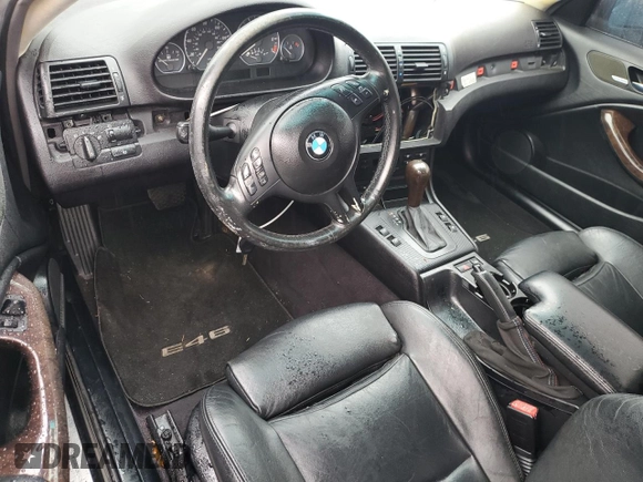 2004 BMW 3 Series 330Ci with VIN WBABD53444PL15340, listed as a Copart auction lot 44588585 with 247,550 mi miles and Non Repairable. Bid and sale history available at carsss.com. Image 8.