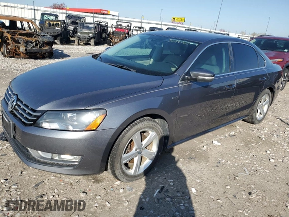 2015 Volkswagen Passat S with VIN 1VWAS7A30FC113371, listed as a Copart auction lot 52119765 with 162,431 mi miles and Clean title. Bid and sale history available at DreamBid. Image 1.