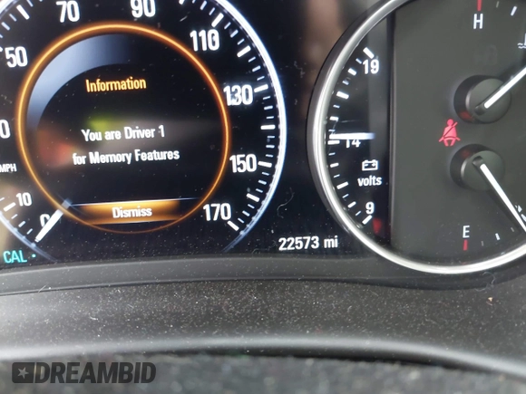 2019 Buick Envision Premium with VIN LRBFX3SX6KD015596, listed as a IAAI auction lot 41925837 with 22,573 mi miles and . Bid and sale history available at DreamBid. Image 16.