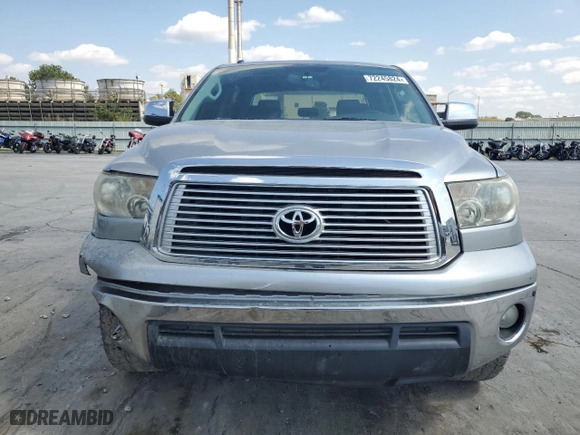 2011 Toyota Tundra 4WD Truck LTD with VIN 5TFHW5F18BX205235, listed as a Copart auction lot 72245824 with NaN miles and Salvage Title. Bid and sale history available at carsss.com. Image 5.