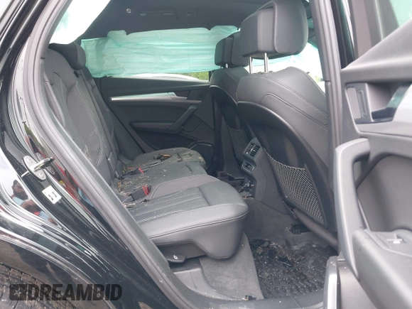 2024 Audi Q5 S line Premium with VIN WA1GAAFY9R2108000, listed as a IAAI auction lot 42275990 with 9,392 mi miles and . Bid and sale history available at DreamBid. Image 8.
