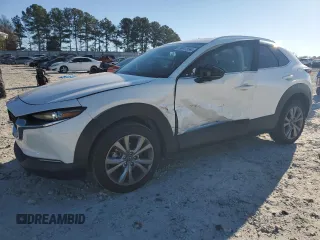 2022 Mazda CX-30 S Premium with VIN 3MVDMBDL8NM445479, listed as a Copart auction lot 86477994 with 38,279 mi miles and Salvage title. Bid and sale history available at DreamBid. Image 1.