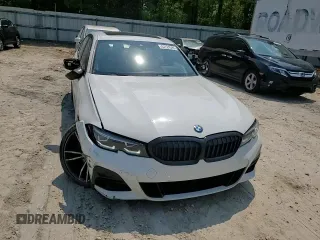 2022 BMW 3 Series 330i with VIN 3MW5R1J06N8C31334, listed as a Copart auction lot 52724395 with 36,445 mi miles and Salvage Title. Bid and sale history available at carsss.com. Image 11.