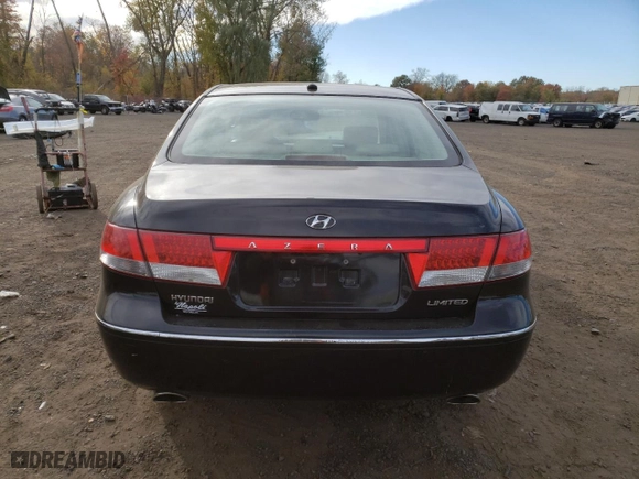 2008 Hyundai Azera Limited with VIN KMHFC46F78A263155, listed as a Copart auction lot 75874974 with 114,857 mi miles and Salvage Title. Bid and sale history available at carsss.com. Image 6.