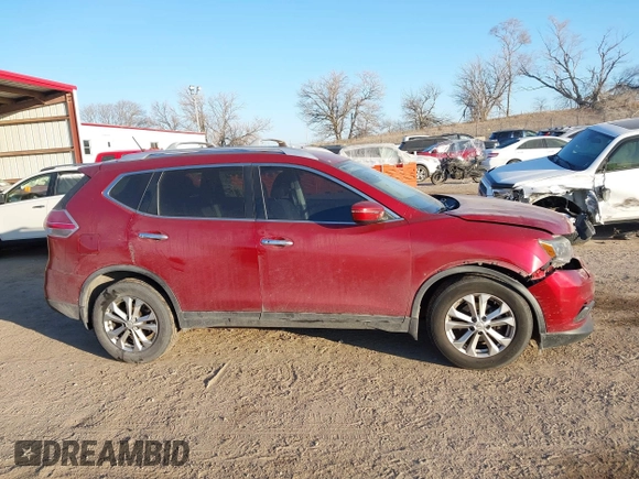 2016 Nissan Rogue SV with VIN KNMAT2MV9GP678115, listed as a IAAI auction lot 41469925 with 107,075 mi miles and . Bid and sale history available at carsss.com. Image 14.
