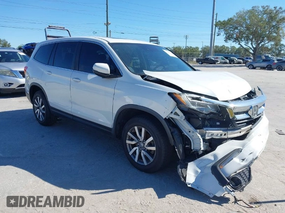 2020 Honda Pilot EX-L with VIN 5FNYF5H50LB020477, listed as a IAAI auction lot 40950652 with 1 mi miles. Bid and sale history available at carsss.com. Image 1.