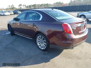 2009 Lincoln MKS with VIN 1LNHM94R89G633866, listed as a IAAI auction lot 41794698 with 136,269 mi miles. Bid and sale history available at carsss.com. Image 3.