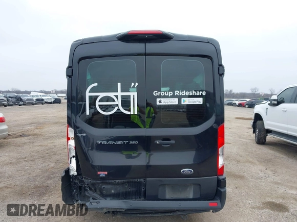 2023 Ford Transit Passenger XL with VIN 1FBAX2C85PKC08858, listed as a IAAI auction lot 41505754 with 45,897 mi miles and . Bid and sale history available at DreamBid. Image 16.
