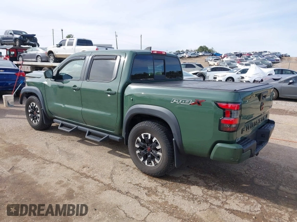 2022 Nissan Frontier SV with VIN 1N6ED1EJXNN628236, listed as a IAAI auction lot 41740872 with 21,361 mi miles. Bid and sale history available at carsss.com. Image 3.